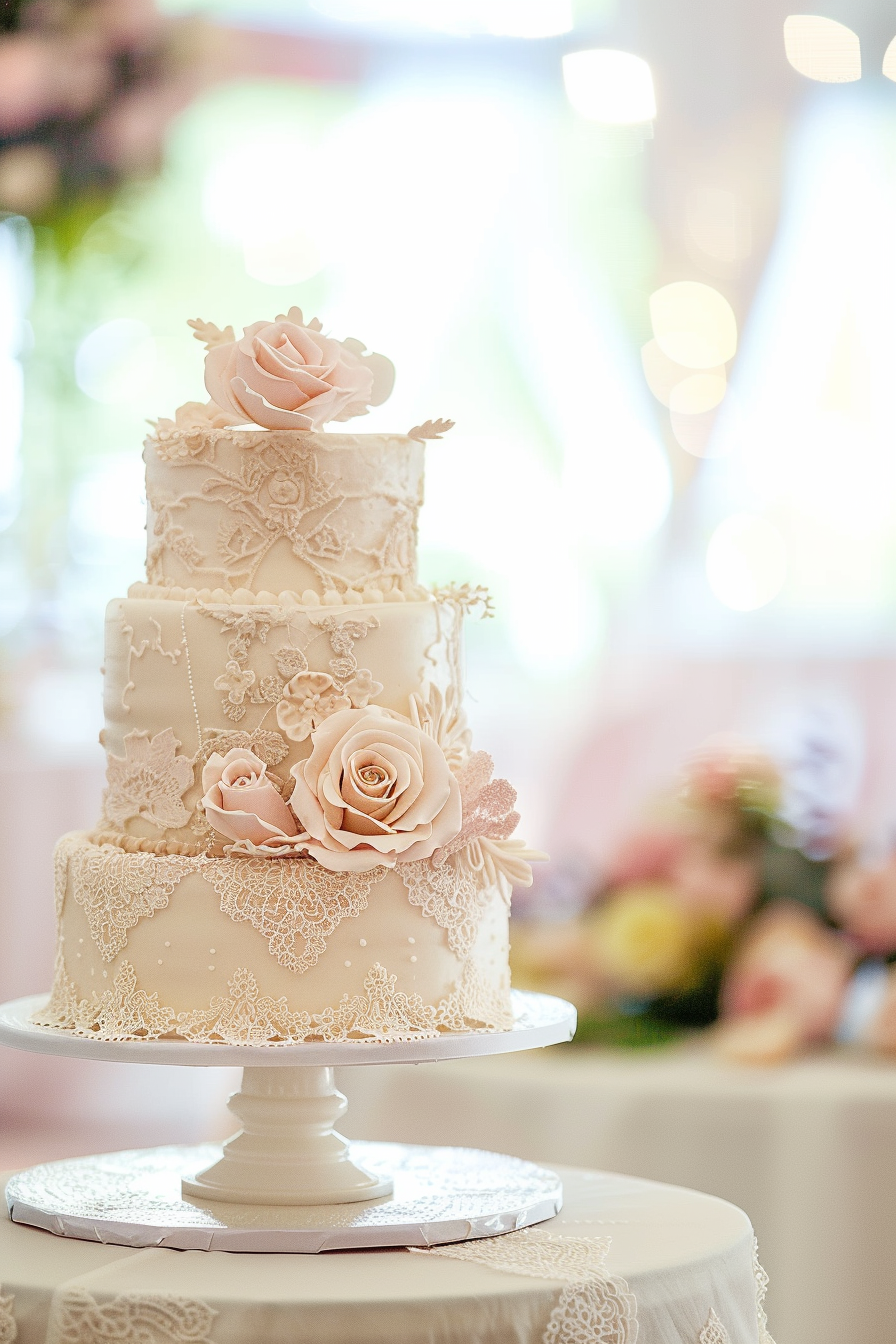 88 Stunning 3-Tier Wedding Cakes We LOVE!