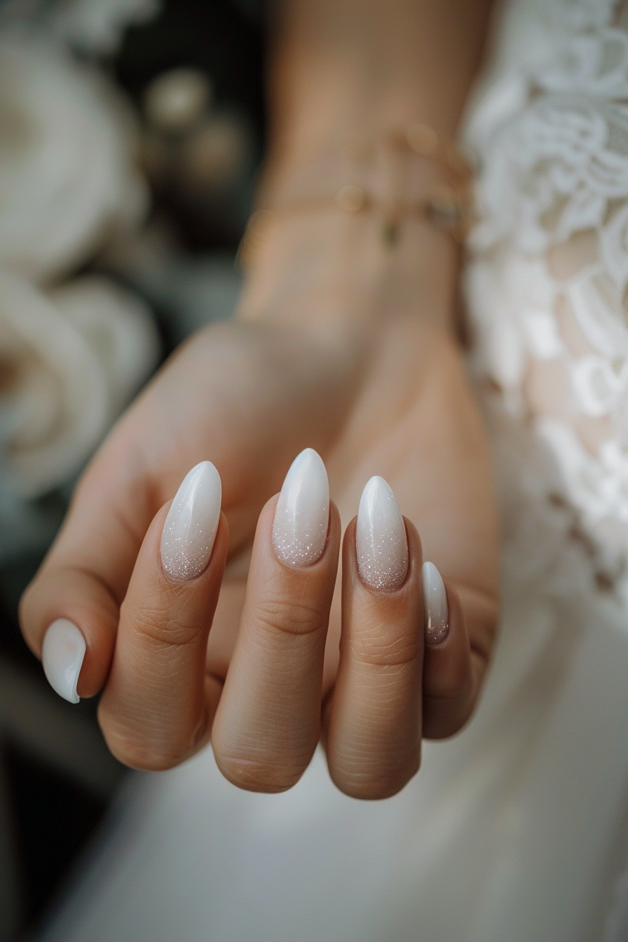 40 Ombre Wedding Nail Designs