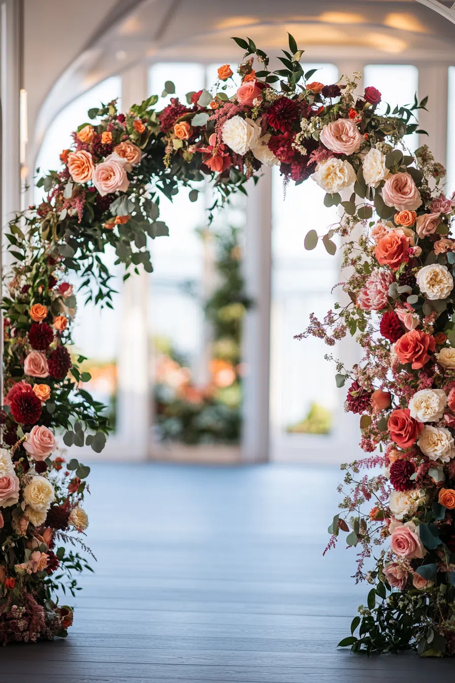 How much are floral wedding arches at mark cox blog