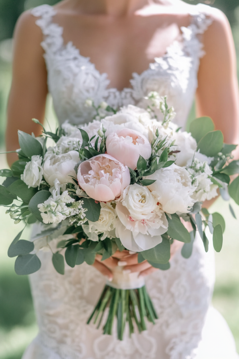35+ Wedding Bouquet Ideas With Peonies