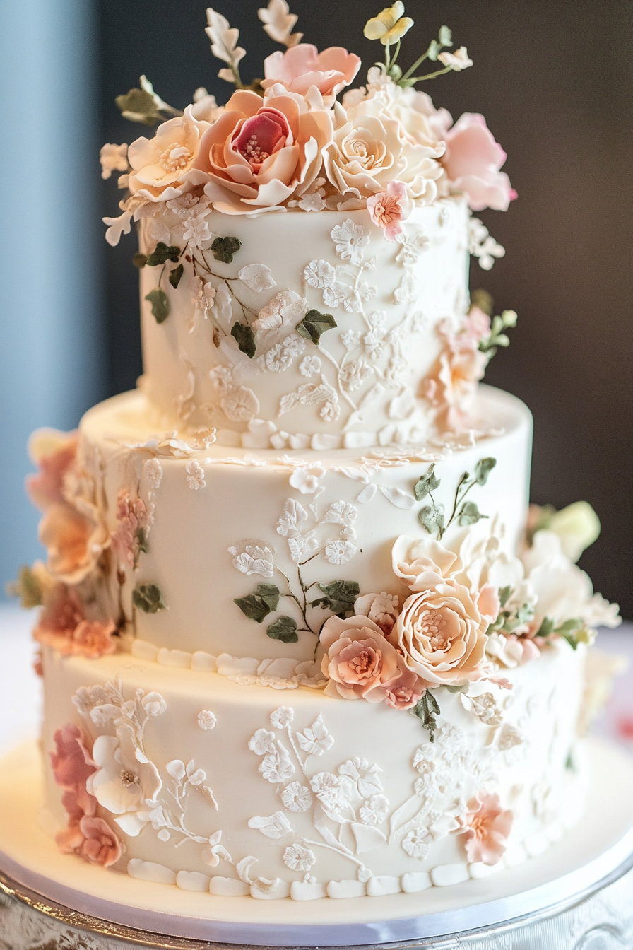 100+ Vintage Wedding Cakes That Will Take You Back in Time | Matched Hearts