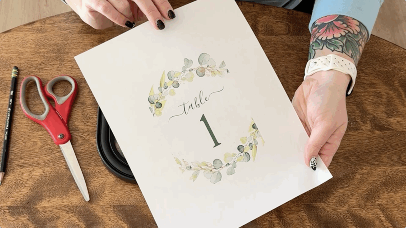 The Easiest Way to DIY Wedding Table Numbers