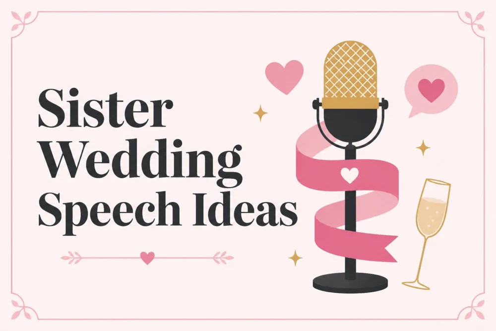 Sister Wedding Speech Ideas That Actually Sound Like You